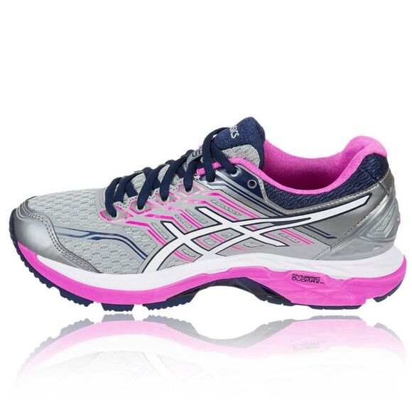 RARE Asics GEL GT 2000 5 Size 9.5 US 41.5 EUR Grey Indigo Blue Pink Medium - Picture 5 of 11